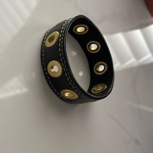 Coach Leather Bracelet
